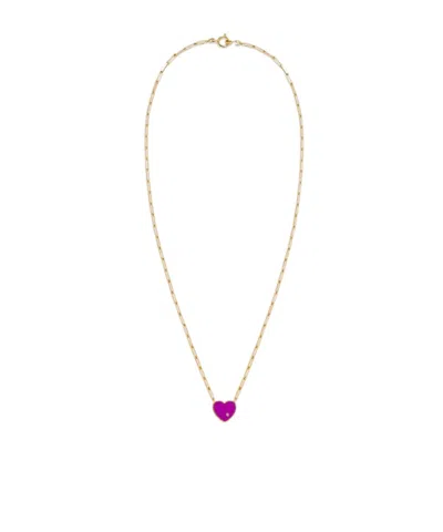 YVONNE LÉON HEART-SHAPED NECKLACE