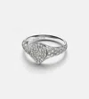 Yvonne Léon Mini 9kt White Gold Ring With Diamonds In White