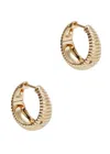 Yvonne Léon Paires De Creoles Berlingot 9kt Gold Hoop Earrings In Gold