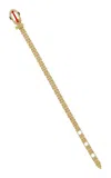 Yvonne Léon Python 9k Yellow Gold Diamond Bracelet
