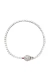 Yvonne Léon Python River 9k White Gold Diamond Bracelet