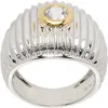 Yvonne Léon White Gold Maxi Berlingot Ring In Blanc