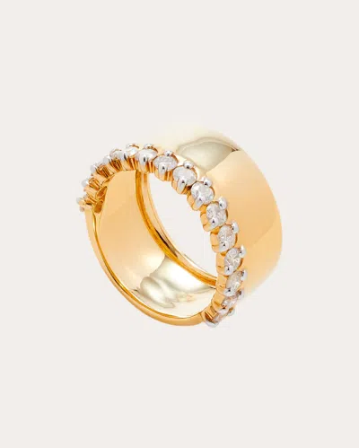 Yvonne Léon Women's Diamond & 18k Gold Grignotée Gm Ring