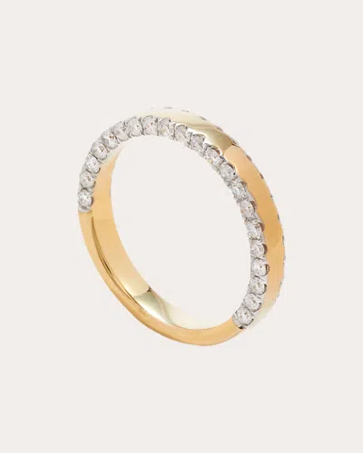 Yvonne Léon Women's Diamond & 18k Gold Grignotée Pm Ring