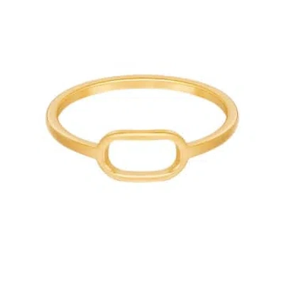 Yw Oval Golden Ring