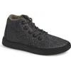 Yy Nation Alto Water Resistant Wool Blend High Top Sneaker In Charcoal/black