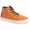 Yy Nation Alto Water Resistant Wool Blend High Top Sneaker In Orange Crush/white