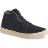 Yy Nation Alto Water Resistant Wool Blend High Top Sneaker In Sky Captain/natural