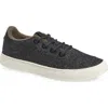 Yy Nation Cirro Wool Blend Water Resistant Low Top Sneaker In Charcoal/white