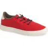 Yy Nation Cirro Wool Blend Water Resistant Low Top Sneaker In Red/white
