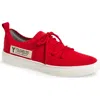 Yy Nation Cirrus Hemp & Wool Low Top Sneaker In Red/white