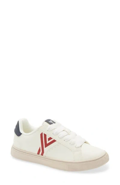 Yy Nation Stratus Cactus Sneaker In White/red/navy