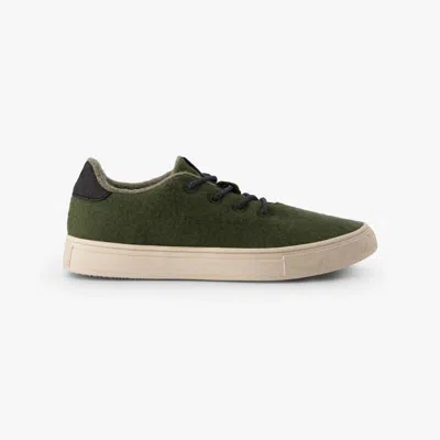 Yy Nation Unisex Cirro Merino Wool Sneaker In Forest Night/natural In Multi