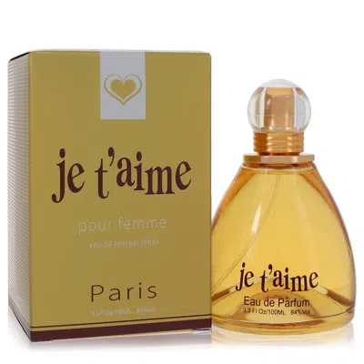 Yzy Perfume 2pcs Combo Je T'aime By  Eau De Parfum Spray 3.3 oz Women In Multi
