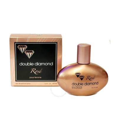 Yzy Perfumes Ladies Double Diamond Rose Edp Spray 3.4 oz Fragrances 752084309301 In White