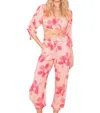 Z & L Bloom Top In Pink In Pink