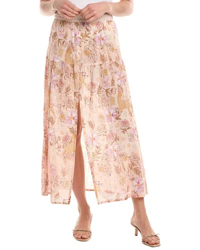 Z & L Europe Sierra Madre Maxi Skirt In Pink