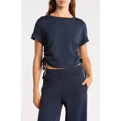 Z By Zella Whisper Knit Ruched T-shirt