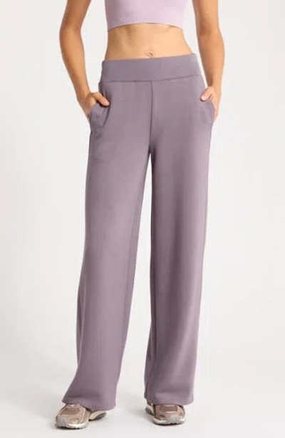 Z By Zella Whisper Knit High Waist Wide Leg Pants