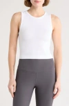 Z By Zella 2-pack Seamless Tanks In White/black