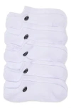 Z By Zella 5-pack No-show Sport Liner Socks In White