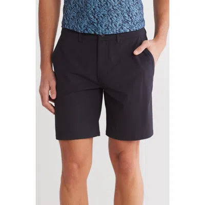 Z By Zella 8-inch Golf Shorts In Black Caviar