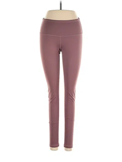 Pre-owned Z By Zella Active Pants In Burgundy