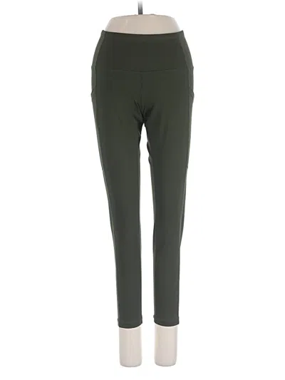 Pre-owned Z By Zella Active Pants In Green