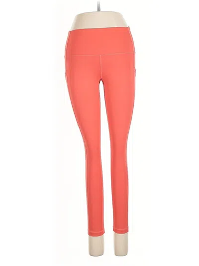 Pre-owned Z By Zella Active Pants In Orange
