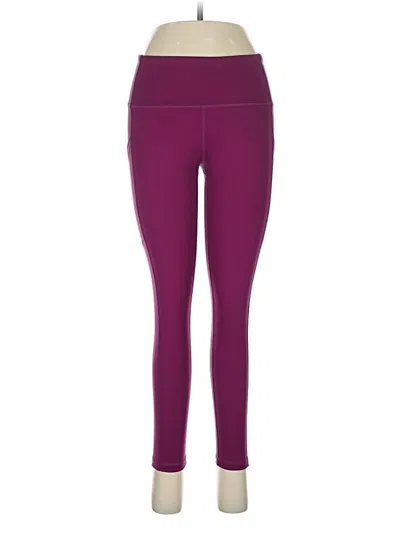 Pre-owned Z By Zella Active Pants In Purple
