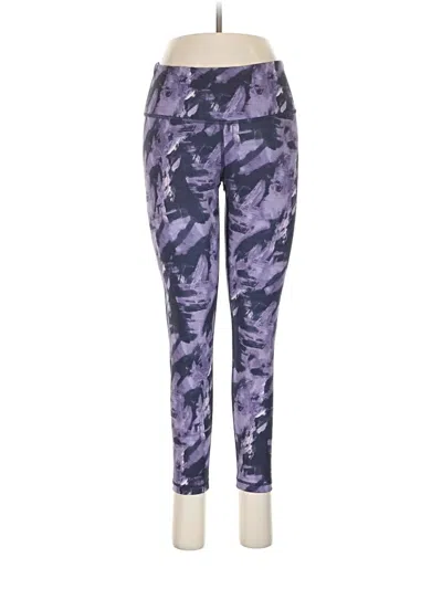 Pre-owned Z By Zella Active Pants In Purple