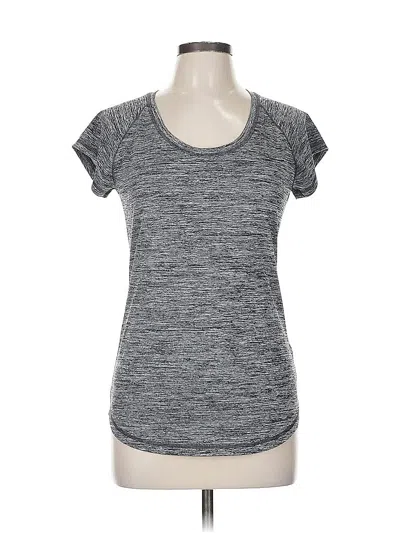 Pre-owned Z By Zella Active T-shirt In Gray
