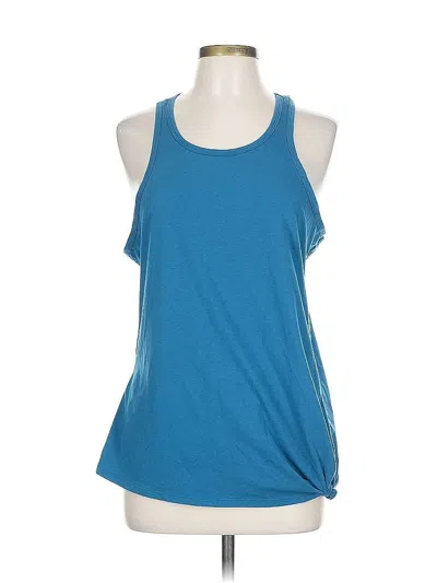 Pre-owned Z By Zella Active Tank Top In Blue