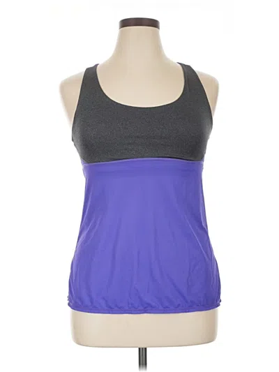 Pre-owned Z By Zella Active Tank Top In Purple
