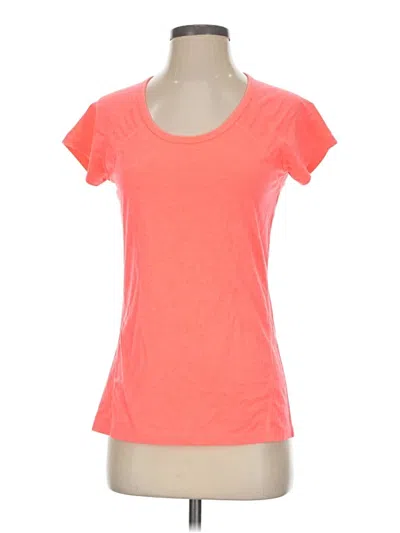 Pre-owned Z By Zella Active T-shirt In Orange