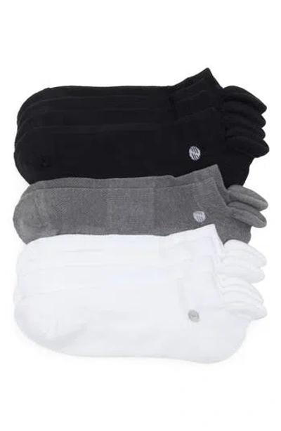 Z By Zella All Purpose Cushioned 5-pack Tab Back Socks In Multi