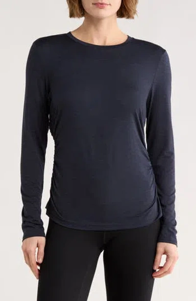 Z By Zella Atmosphere Cinch T-shirt In Blue