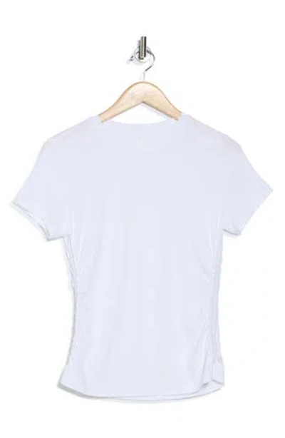 Z By Zella Atmosphere Side Cinched T-shirt In White
