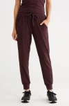 Z By Zella Aura Essential Joggers In Burgundy