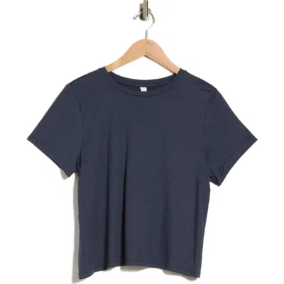 Z By Zella Aura Lite Boxy T-shirt In Blue