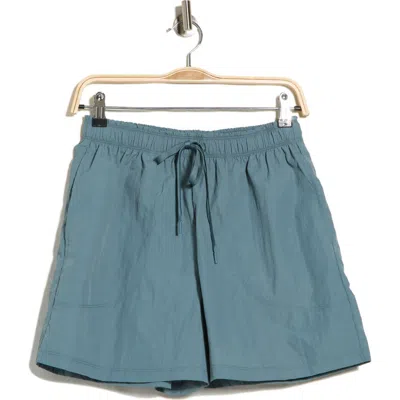 Z By Zella Breakaway Crinkled Long Shorts In Blue