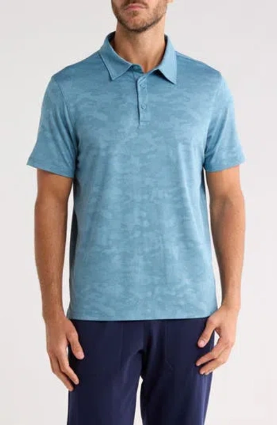 Z By Zella Camo Polo In Blue