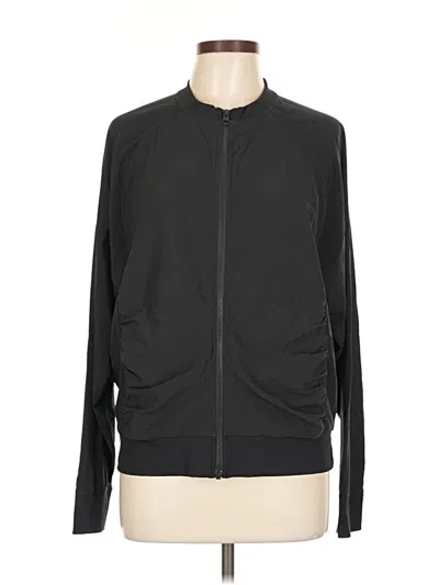 Pre-owned Z By Zella Cardigan Sweater In Black