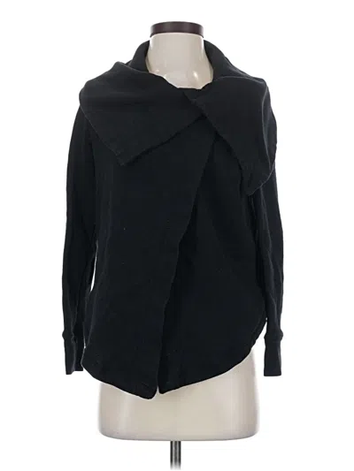 Pre-owned Z By Zella Cardigan Sweater In Black