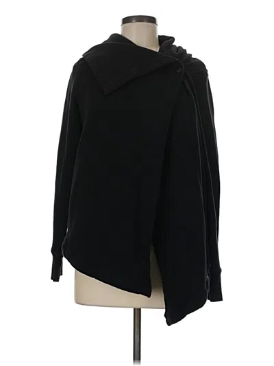 Pre-owned Z By Zella Cardigan Sweater In Black