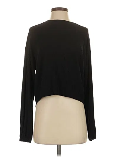 Pre-owned Z By Zella Cardigan Sweater In Black