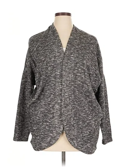 Pre-owned Z By Zella Cardigan Sweater In Gray