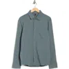 Z By Zella Cascade Ottoman Shirt Jacket In Blue