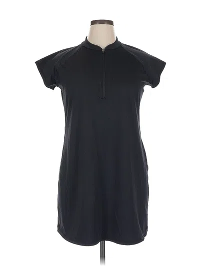 Pre-owned Z By Zella Casual Dress In Black