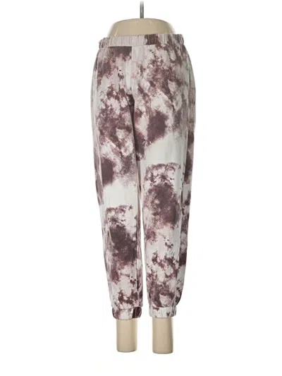 Pre-owned Z By Zella Casual Pants In Burgundy